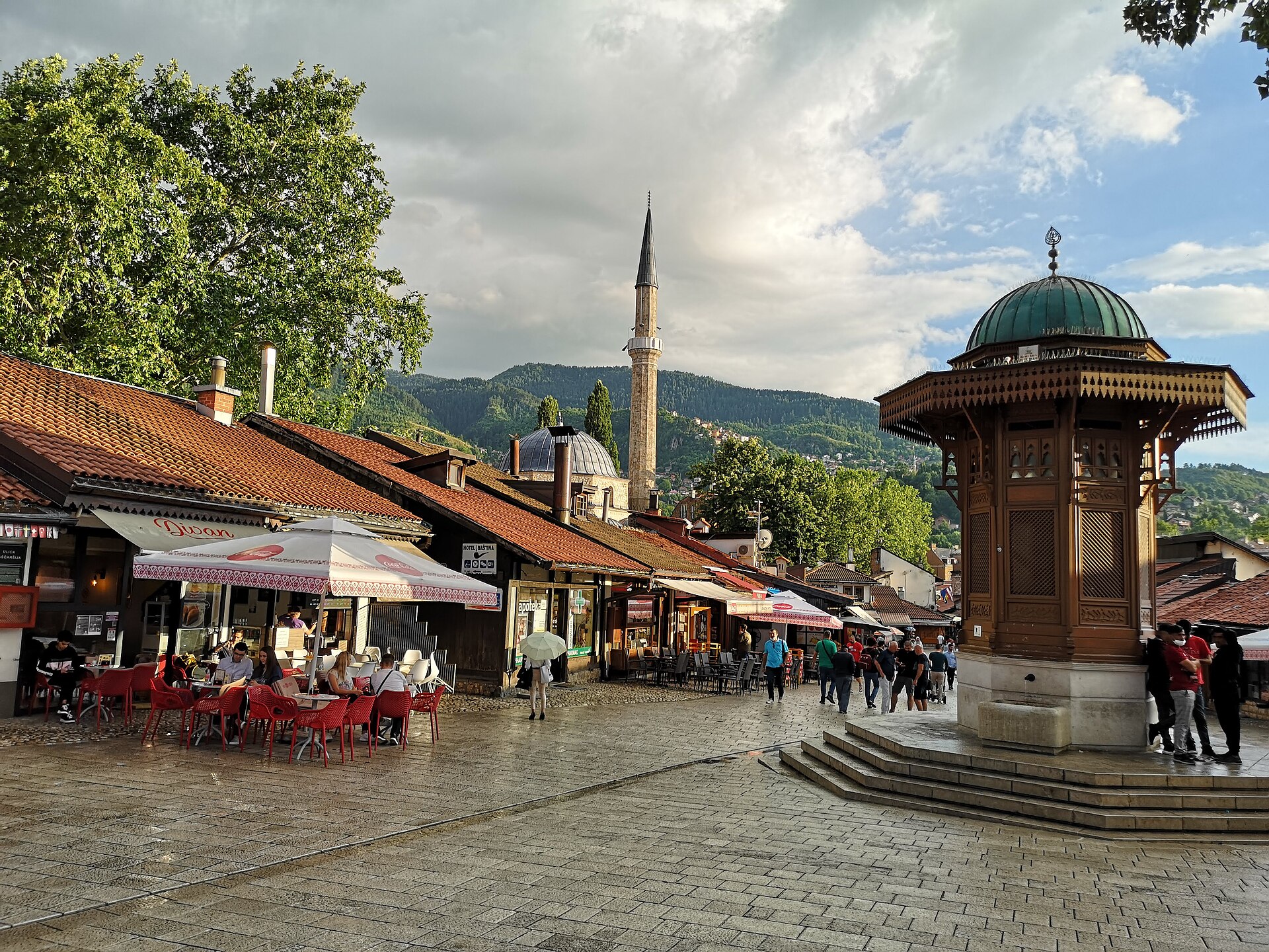 Sarajevo old town Bascarsija