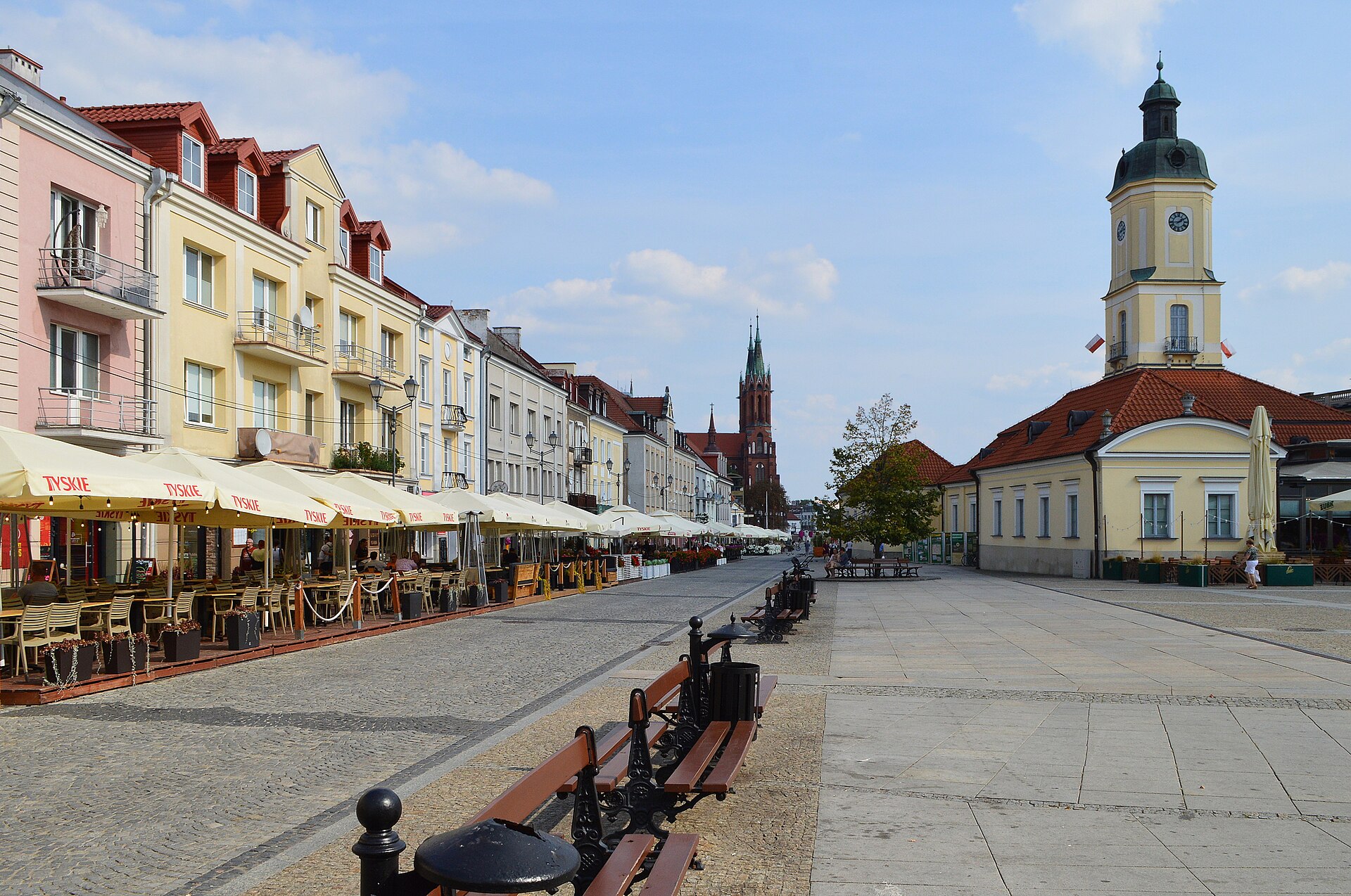 central Europe old town square