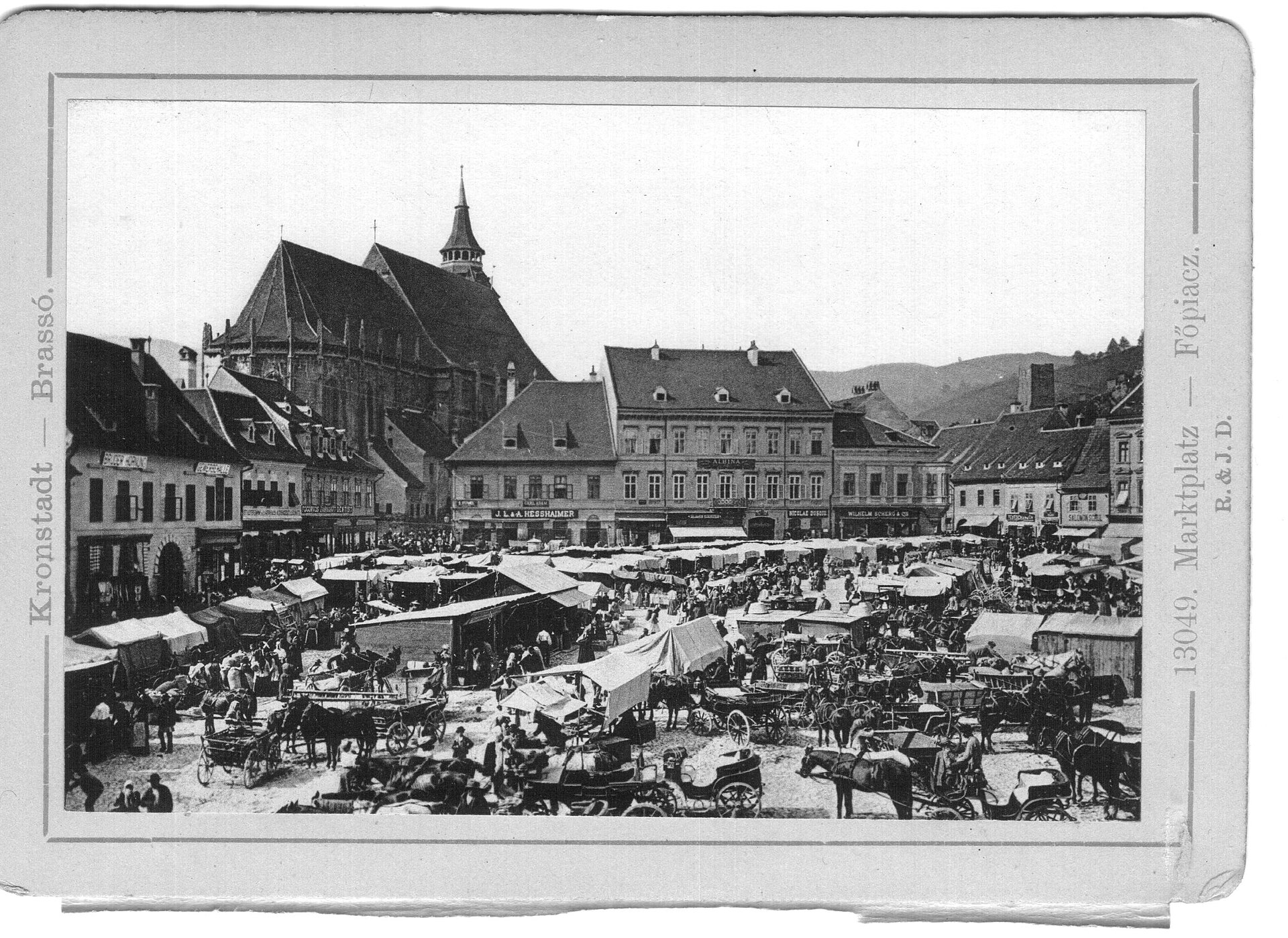 Brasov Romania old town square
