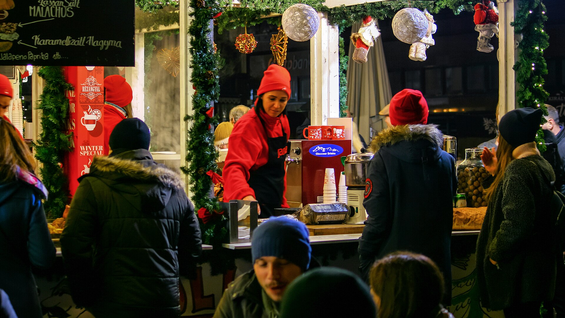 Budapest winter Christmas market
