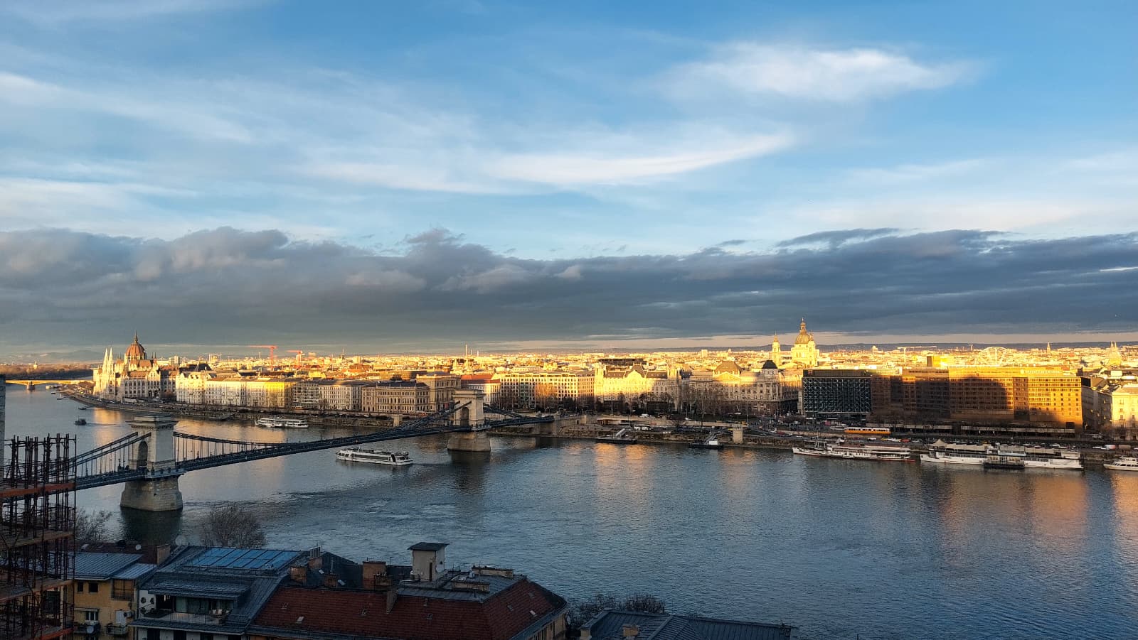 Budapest parliament river