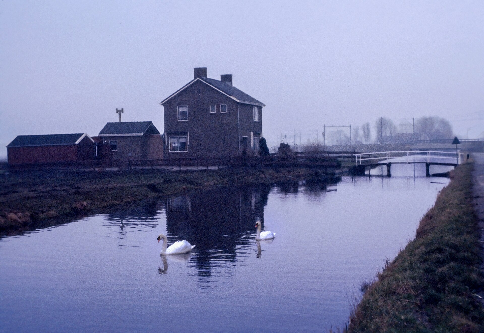 Leiden canal houses Netherlands