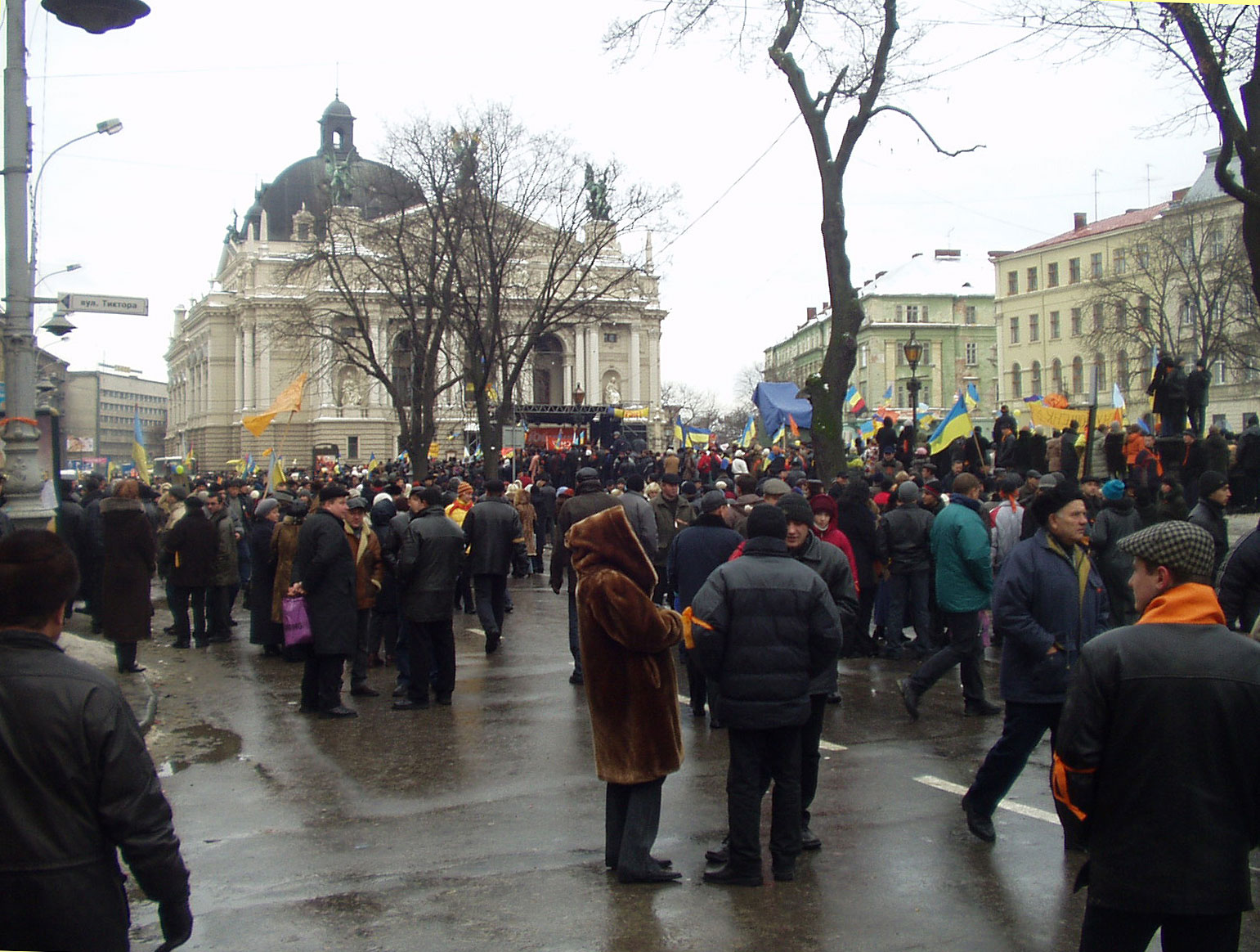 Lviv street scene