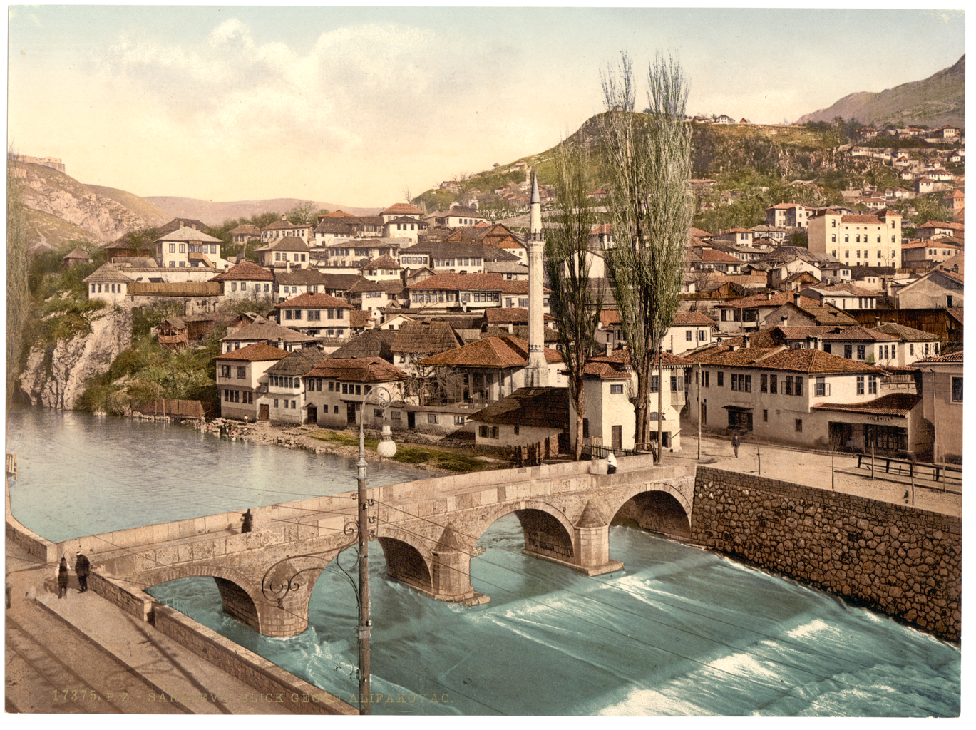 Sarajevo hills city view