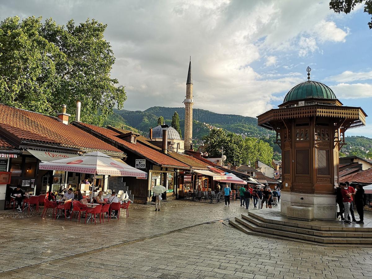 Sarajevo old town Bascarsija