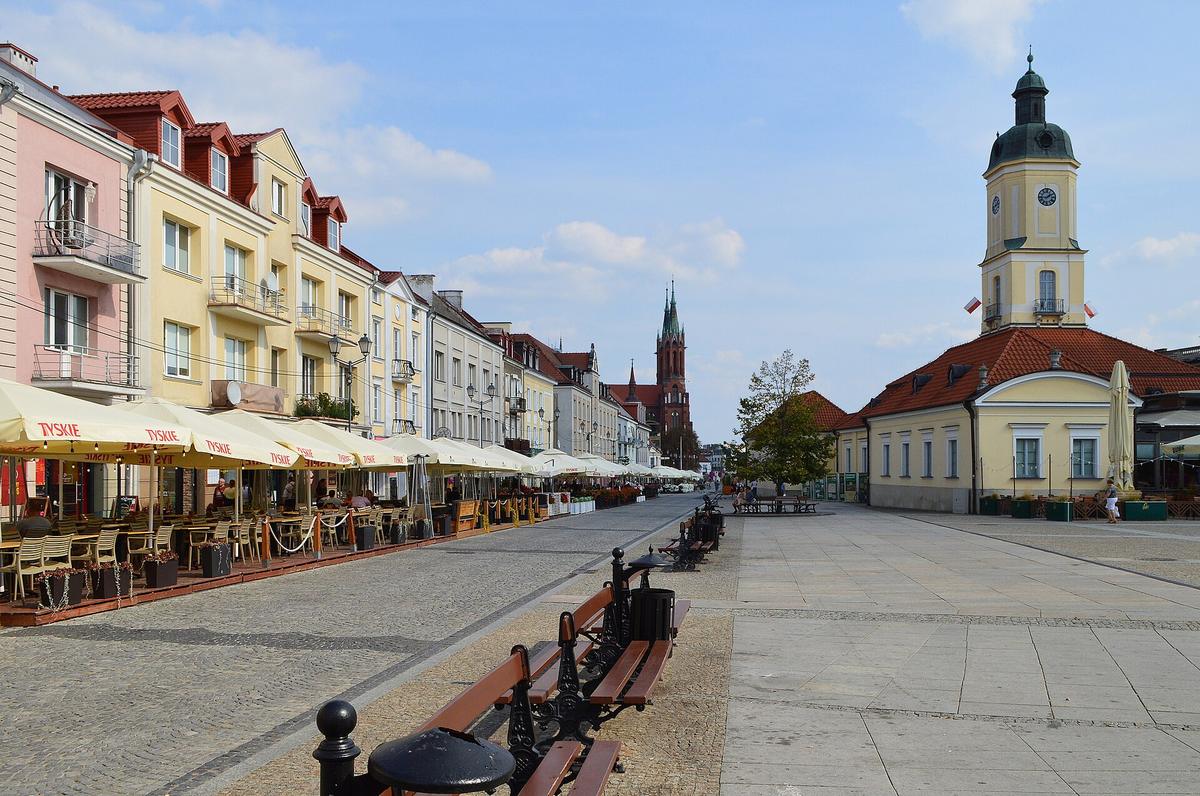 central Europe old town square