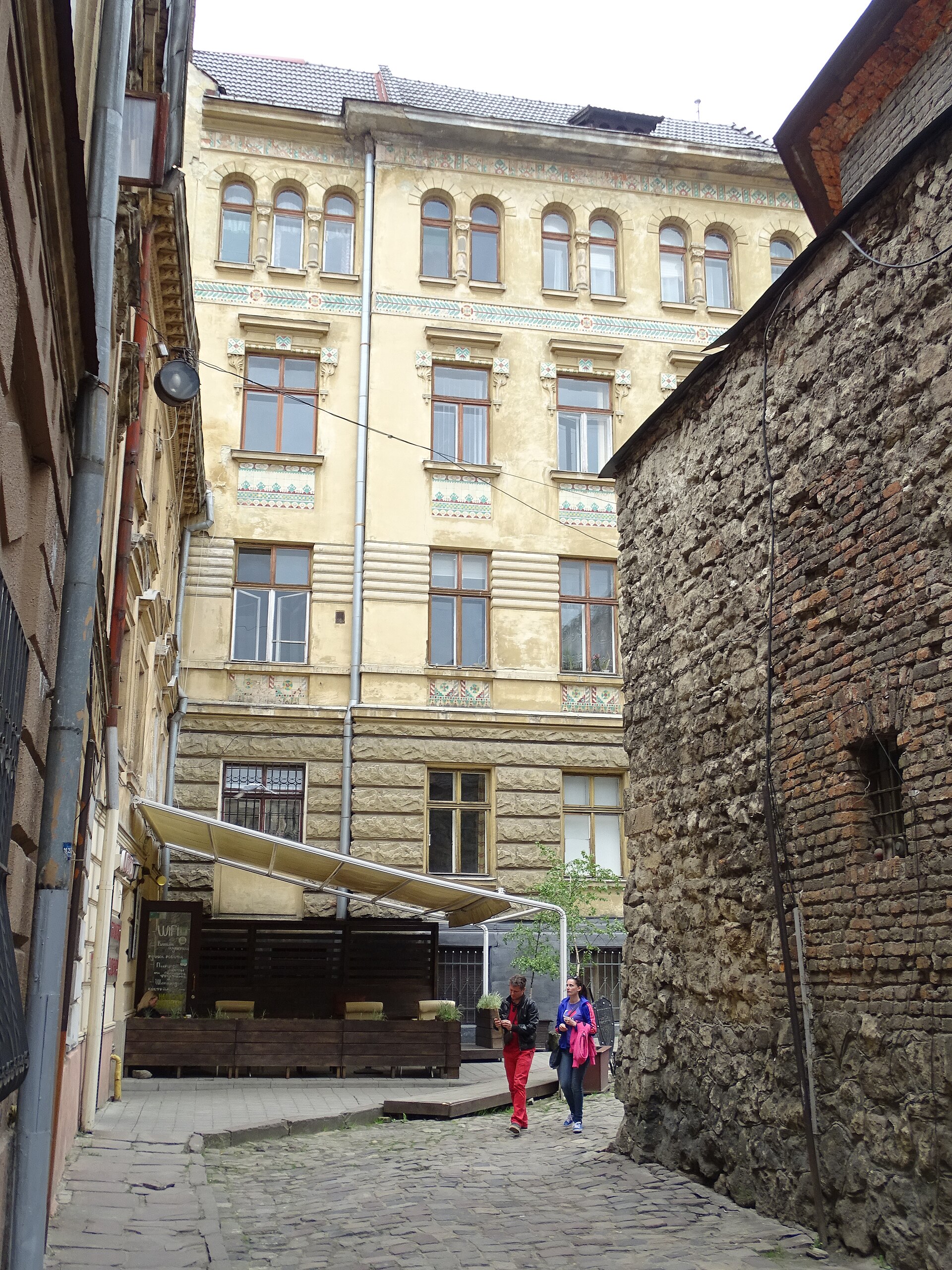 Lviv street scene